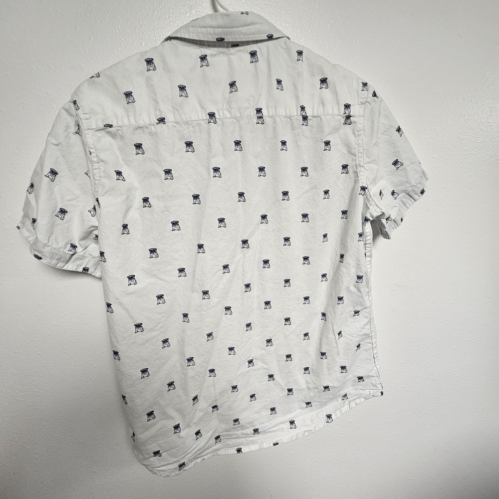 MODERN CULTURE Button Up‎ Mens Small Dog Graphic Pattern Modern Fit - Picture 4 of 4
